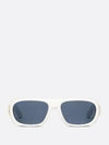 Square Sunglasses White - DIOR - BALAAN 1