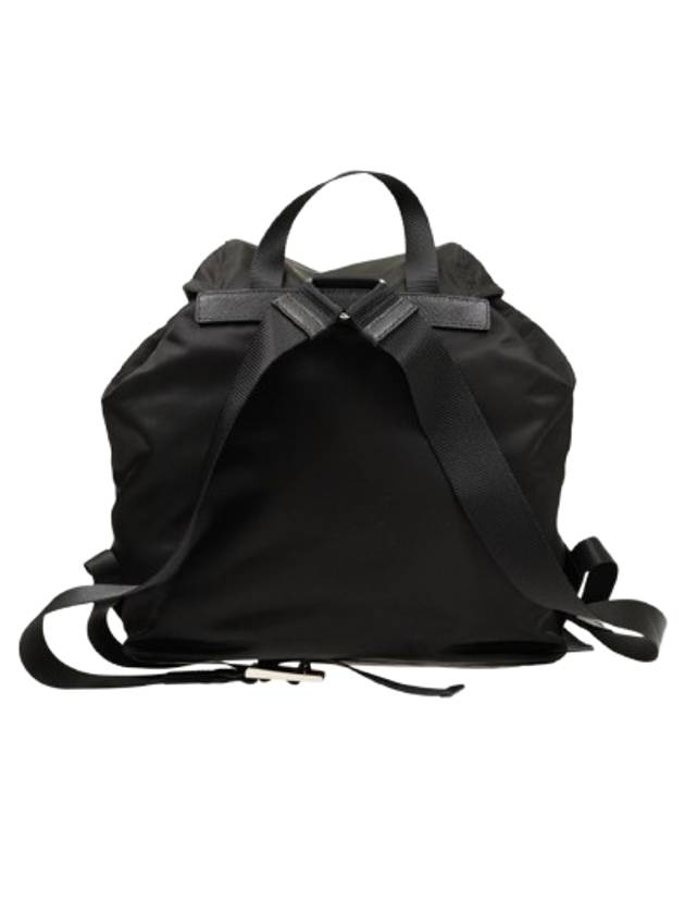 Nylon Triangle Logo Pocono Backpack Black - PRADA - BALAAN 4