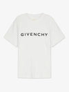 Archetype Logo Print Short Sleeve T-Shirt White - GIVENCHY - BALAAN 2