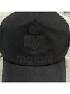 TYRONY Glitter Logo Ball Cap Hat Black CQ001XFA A1C40A 01BK - ISABEL MARANT ETOILE - BALAAN 4