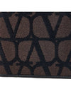 Toile Iconographe Half Wallet Brown - VALENTINO - BALAAN 7