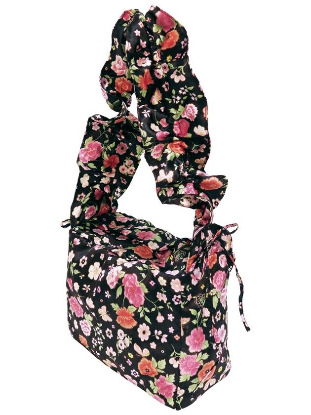 Tiny Flower Frill Bag Black - TEENYTIGER - BALAAN 3