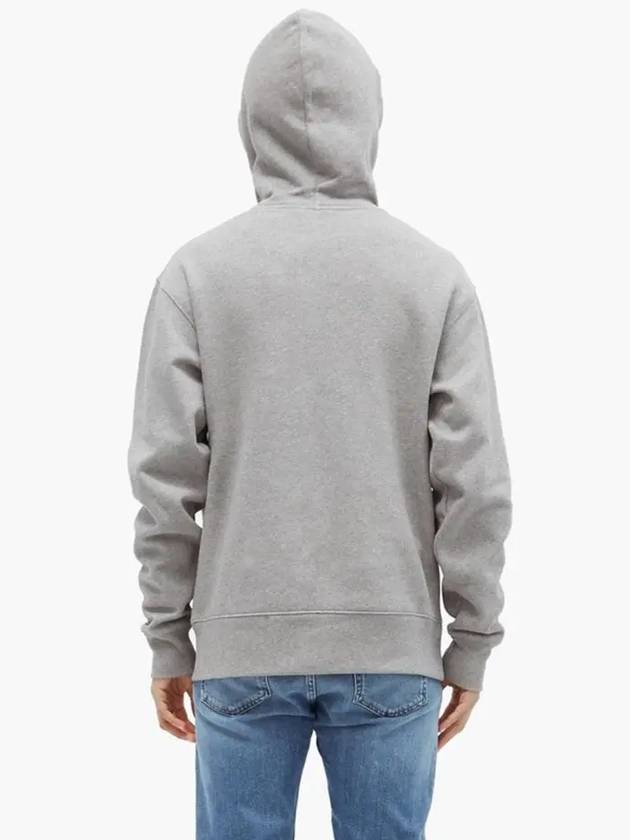 Ferris Face Patch Hoodie Light Grey - ACNE STUDIOS - BALAAN 5