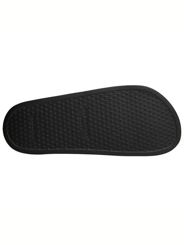 Logo Rubber Flat Slide Slippers Black - GIVENCHY - BALAAN 5