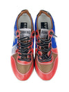 Running Low Top Sneakers Red Blue - GOLDEN GOOSE - BALAAN 4