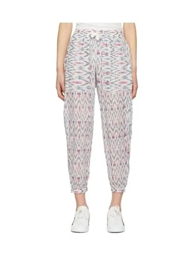 Women's Raggan Crop Pants Ecru - ISABEL MARANT - BALAAN.