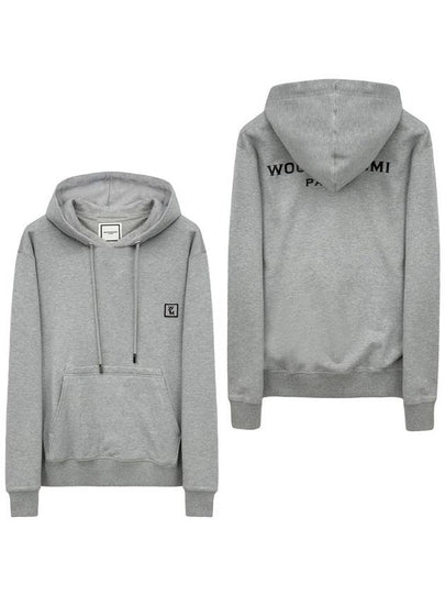 Back logo cotton hood gray - WOOYOUNGMI - BALAAN 2