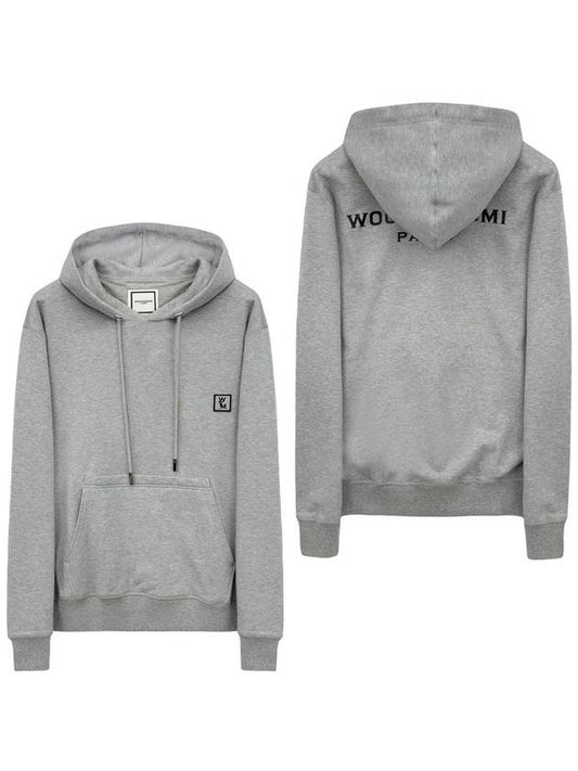 back logo hooded sweatshirt W243TS37721G - WOOYOUNGMI - BALAAN 1