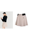 Golf Women s Wide Banding Flare Skirt Beige - HENRY STUART - BALAAN 3