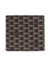 Logo Print Half Wallet Brown - BALLY - BALAAN 1