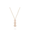 20087227 Margherita three circle 18K pink gold necklace - DAMIANI - BALAAN 2