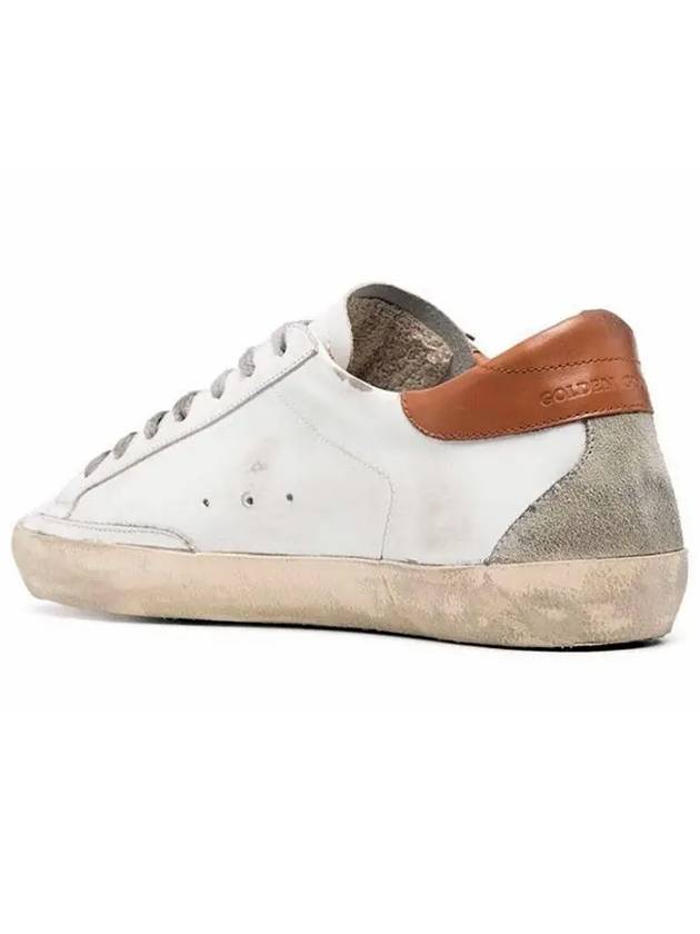 Superstar Brown Tab Sneakers White - GOLDEN GOOSE - BALAAN 3