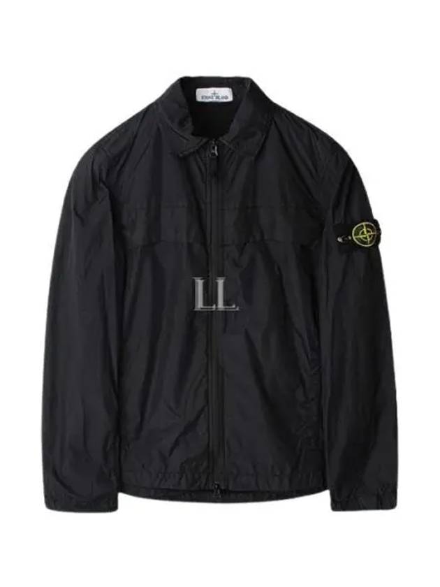 Garment Dyed Crinkle Reps R-NY Jacket Black - STONE ISLAND - BALAAN 2