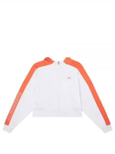 Amelia Zip-Up Hoodie White - J.LINDEBERG - BALAAN 2