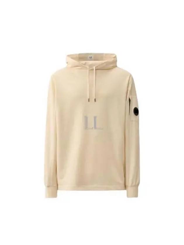 Light Fleece Hoodie Beige - CP COMPANY - BALAAN 2