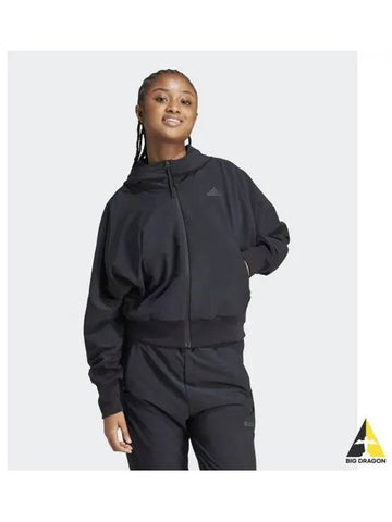 adidas Z N E Hood Zip Up W Black IS0308 - ADIDAS - BALAAN 1