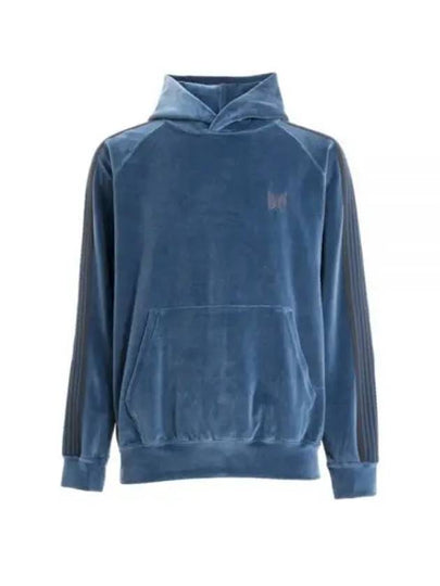 C/PE Velour Track Hood Smoke Blue - NEEDLES - BALAAN 2