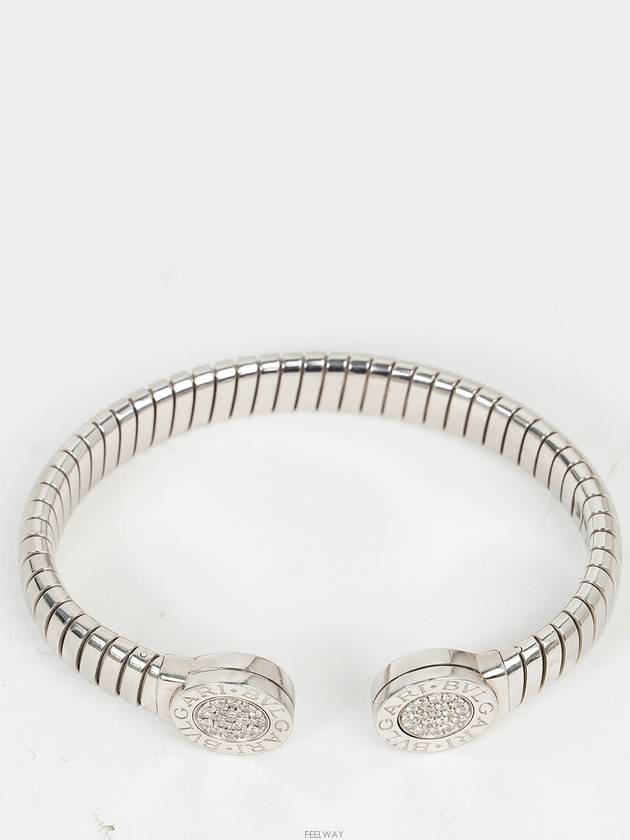 Tubogas bracelet steel diamond 74212 - BVLGARI - BALAAN 4