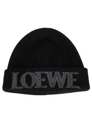 Logo wool beanie 270519 - LOEWE - BALAAN 1