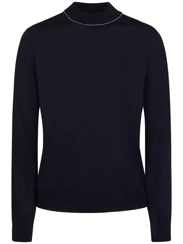 Work In Progress Wool Knit Top Navy - MAISON MARGIELA - BALAAN 2