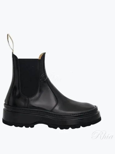 Les Pavane Leather Chelsea Boots Black - JACQUEMUS - BALAAN 2