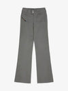 P-Stell Low-Rise Flare Straight Pants Grey - DIESEL - BALAAN 2