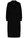 CALLA Belted Wool Coat Black 2390160839 013 - MAX MARA - BALAAN 1