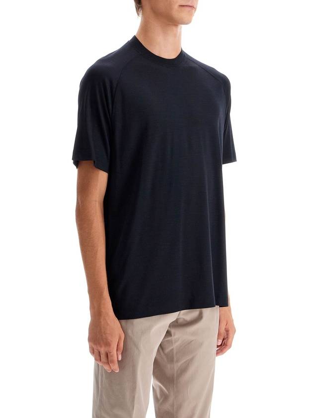 wool jersey t-shirt for men - ERMENEGILDO ZEGNA - BALAAN 2