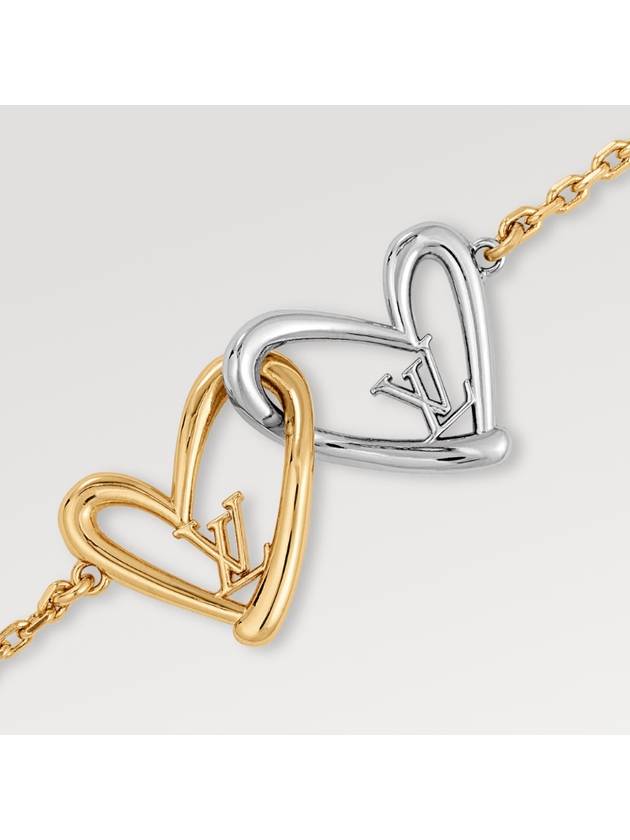 Fall In Love Heart Bracelet Gold - LOUIS VUITTON - BALAAN 5