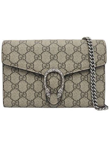 Women s 401231 GG Supreme Canvas Dionysus Mini Cross Bag - GUCCI - BALAAN 1