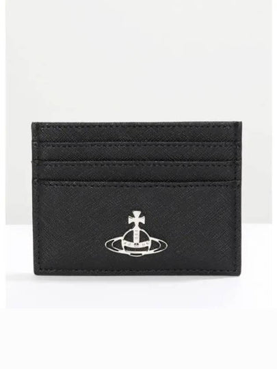 Logo Plaque Card Wallet Black - VIVIENNE WESTWOOD - BALAAN 2