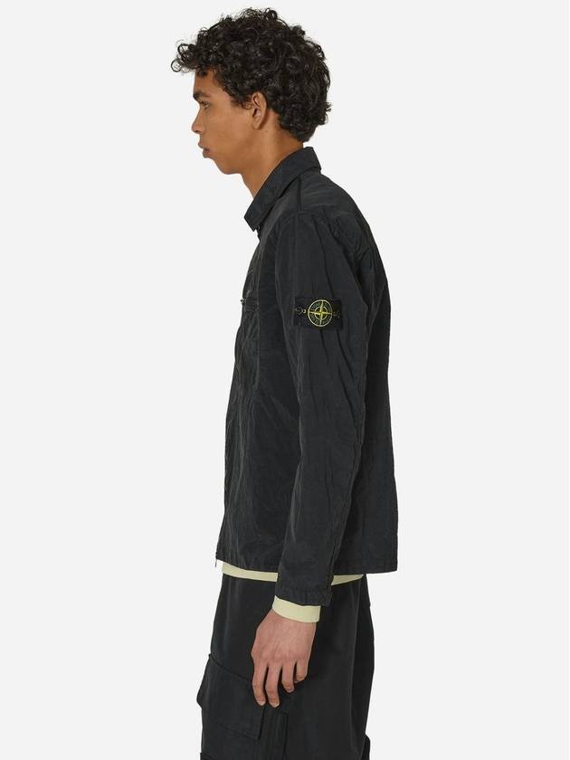 Nylon Metal Econyl Regenerated Zip-Up Jacket Black - STONE ISLAND - BALAAN 3