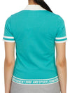 Women's Logo Short Sleeve PK Shirt Mint - HORN GARMENT - BALAAN 5