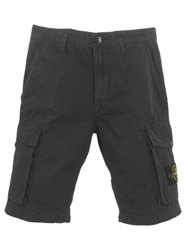 Wappen Pocket Cargo Shorts Navy - STONE ISLAND - BALAAN 1