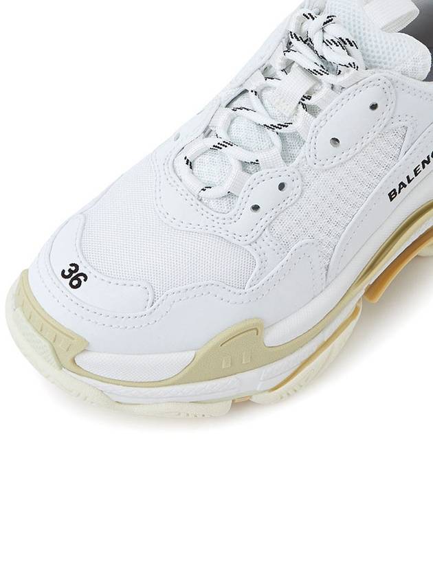 Triple S Low-Top Sneakers White - BALENCIAGA - BALAAN 8