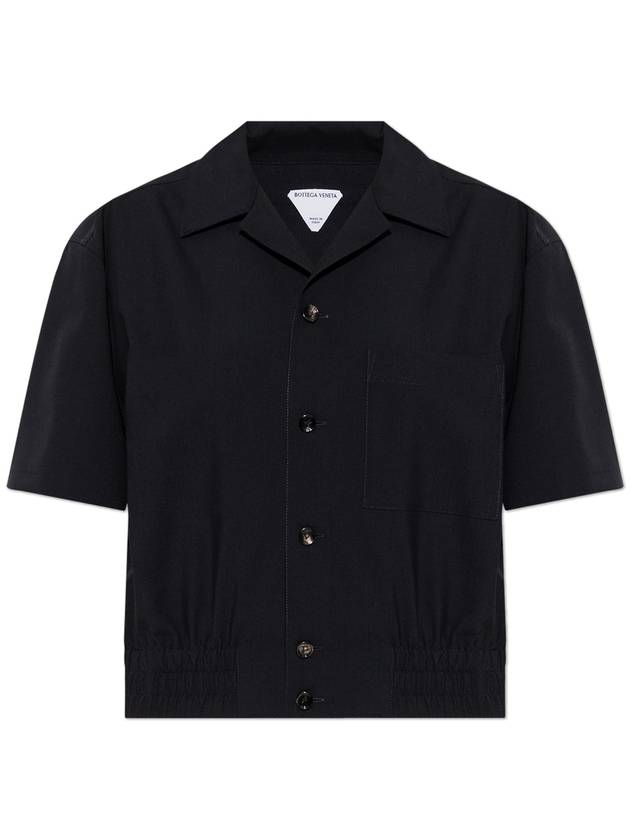 Bottega Veneta Short-sleeve Shirt, Women's, Black - BOTTEGA VENETA - BALAAN 1