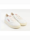 Men's Medalist Leather Low Top Sneakers White - AUTRY - BALAAN 2