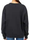 Mini Logo Crew Neck Sweatshirt Black - ACNE STUDIOS - BALAAN 5