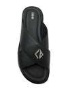 Alias CD Diamond Grained Calfskin Sandals Black - DIOR - BALAAN 6