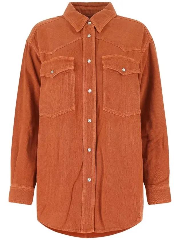 Women's Shirt Orange - ISABEL MARANT ETOILE - BALAAN 1