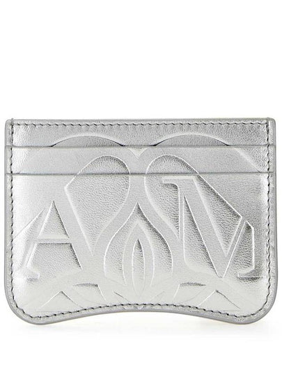 Seal Card Wallet Silver - ALEXANDER MCQUEEN - BALAAN 2