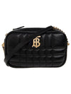 Quilted Leather Mini Lola Camera Shoulder Bag Black - BURBERRY - BALAAN 1