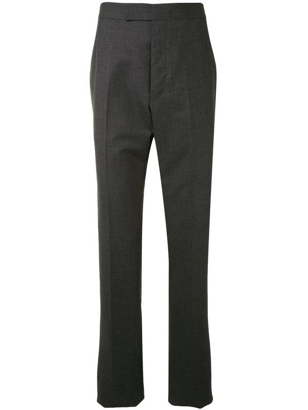 Super 120S Twill Classic Backstrap Trouser Pants Dark Grey - THOM BROWNE - BALAAN 2