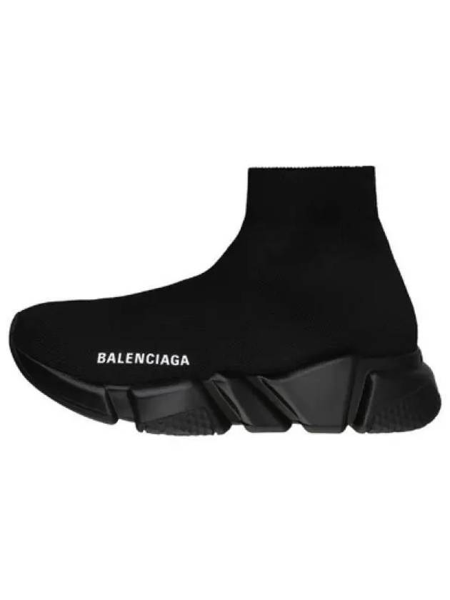 Speed ​​Recycle Knit High Top Sneakers Black - BALENCIAGA - BALAAN 2