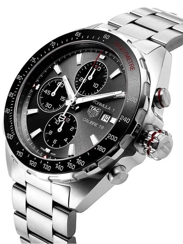 Formula 1 Automatic Chrono Watch Silver - TAG HEUER - BALAAN.