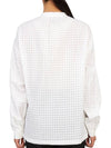 Flora Orphanwork Tartan Blouse White - A.P.C. - BALAAN 5