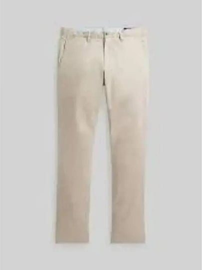 Logo Slim Fit Straight Pants Beige - POLO RALPH LAUREN - BALAAN 2