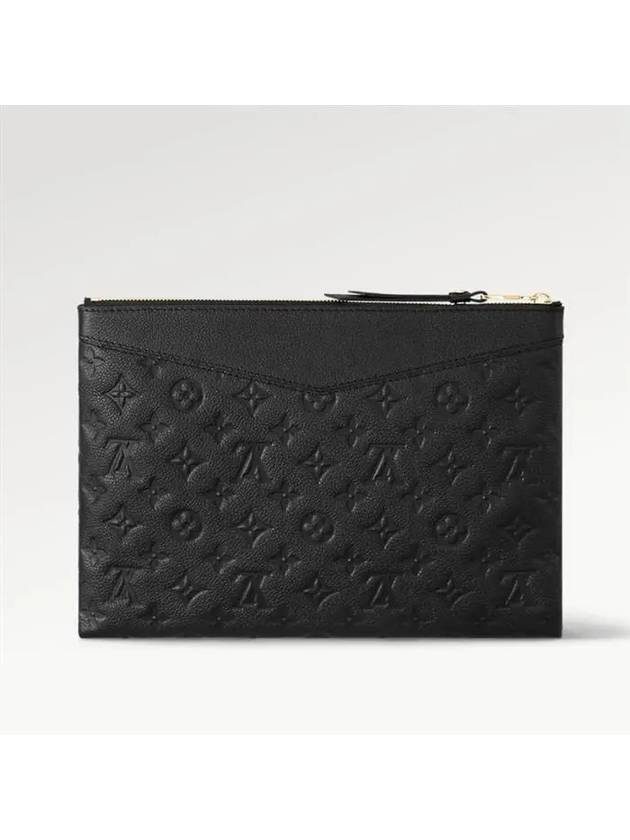 Monogram Daily Empreinte Pouch Bag Black - LOUIS VUITTON - BALAAN 6