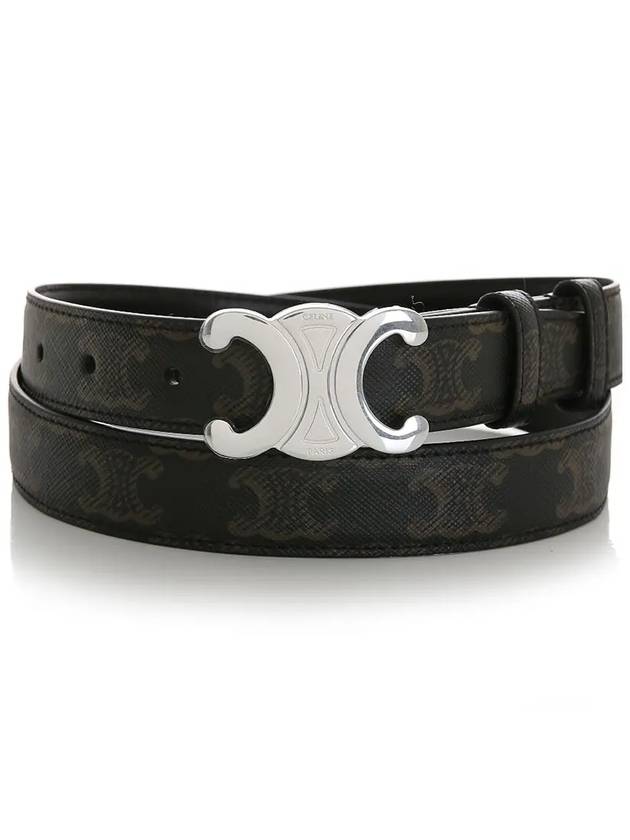 Triomphe Canvas Belt Black - CELINE - BALAAN 3