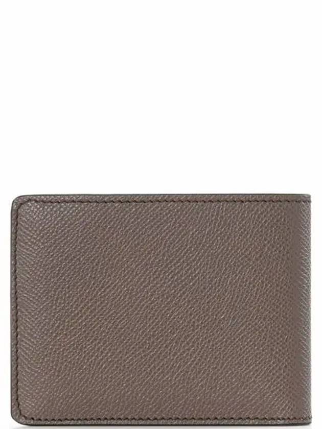 Slim Gancini Half Wallet Brown - SALVATORE FERRAGAMO - BALAAN 4